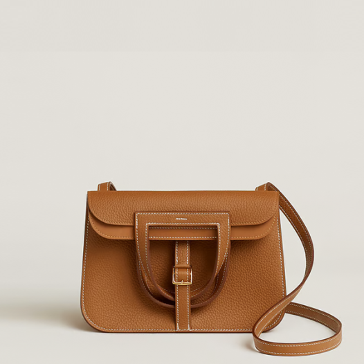 에르메스 여성 할잔 25 백 클래망스 골드 팔라듐 - Hermes Womens Halzan 25 Bag-골드
