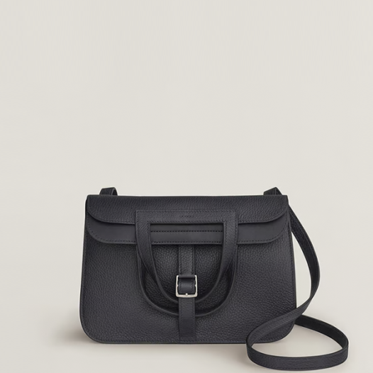 에르메스 여성 할잔 25 백 클래망스 블랙 팔라듐 - Hermes Womens Halzan 25 Bag-블랙