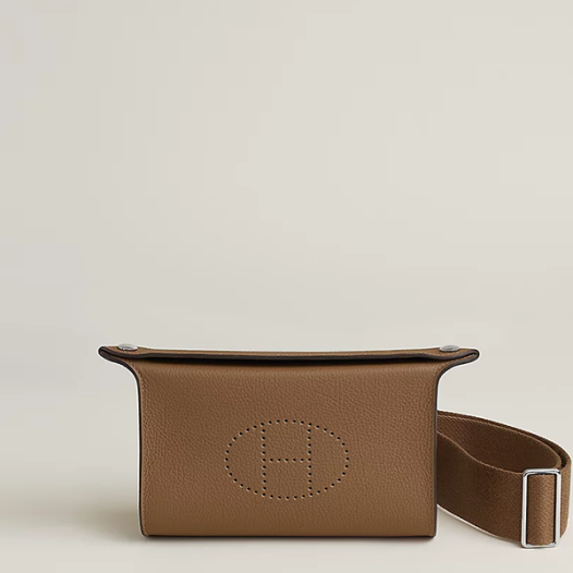 에르메스 남성 비드포쉬 벨트 백 토고 Alezan - Hermès Videpoches bag-Alezan