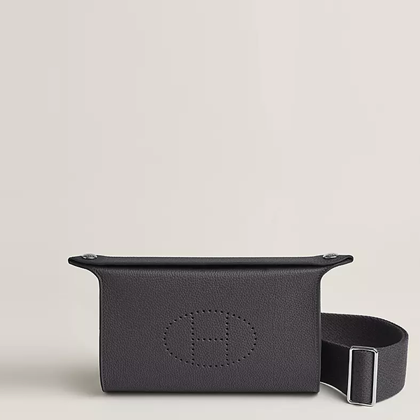 에르메스 남성 비드포쉬 벨트 백 토고 Ardoise - Hermès Videpoches bag-Ardoise