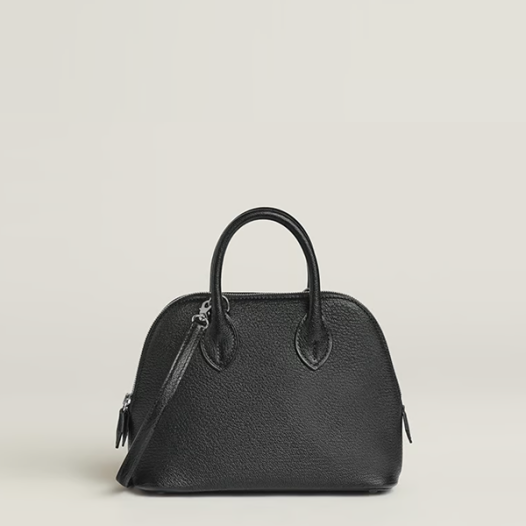 에르메스 여성 볼리드 1923 미니 백 고트스킨 블랙 - Hermès Womens Bolide 1923 Mini Bag-블랙