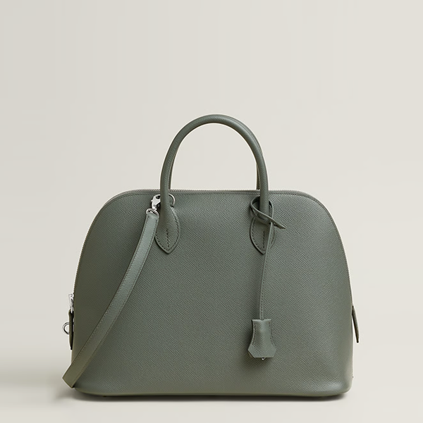 에르메스 여성 볼리드 1923-30 백 앱송 Vert Amande - Hermès Womens Bolide 1923-30 Bag-Vert Amande