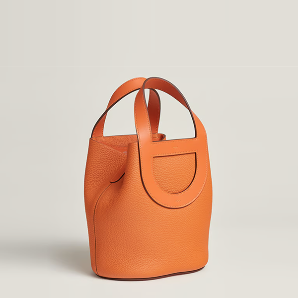 매장판 에르메스 여성 인 더 루프 18 백 클래망스 오렌지 - Hermès Womens In-the-Loop 18 bag-오렌지