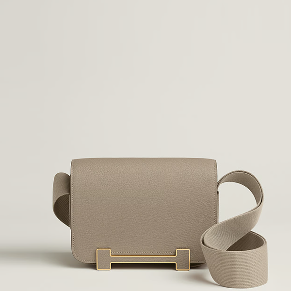 ★매장판 에르메스 여성 게타 백 고트스킨 Beige Marfa - Hermes Womens Geta Bag