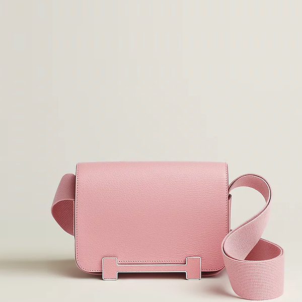 ★매장판 에르메스 여성 게타 백 고트스킨 로즈 사쿠라 - Hermes Womens Geta Bag-로즈 사쿠라