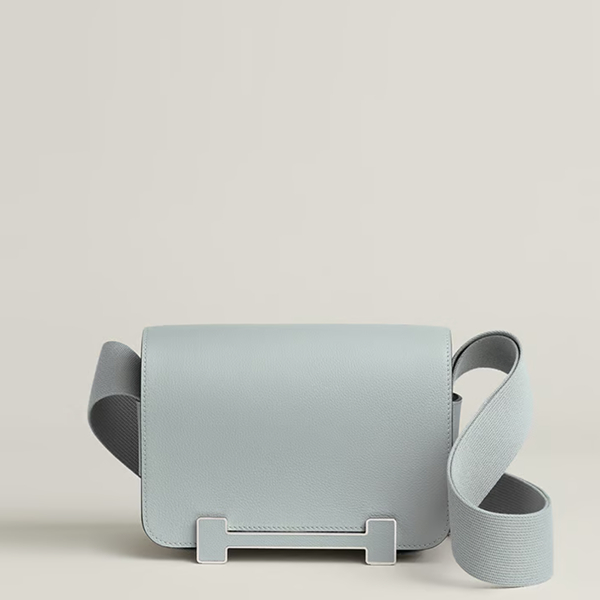 매장판 에르메스 여성 게타 백 에버컬러 Bleu Glacier - Hermes Womens Geta Bag-Bleu Glacier