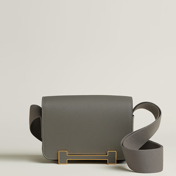 매장판 에르메스 여성 게타 백 에버컬러 Gris Meyer - Hermes Womens Geta Bag-Gris Meyer